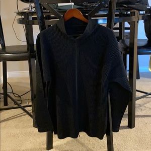 Authentic Issey Miyake black track jacket.
